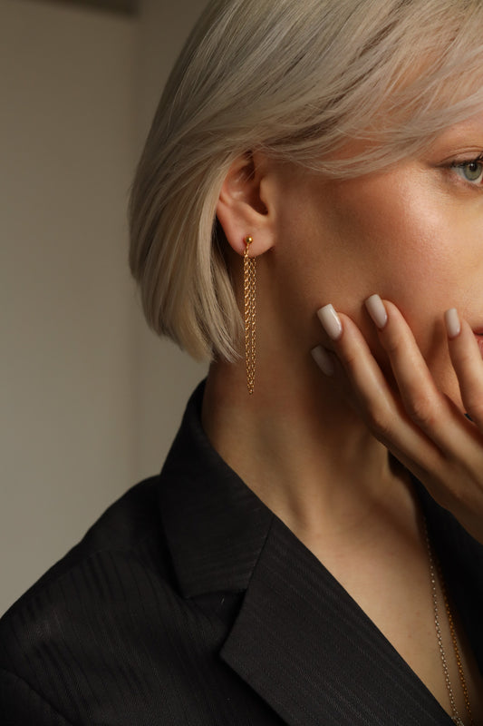 Grunge Chain Earrings