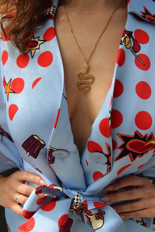 Cosmi Snake Necklace